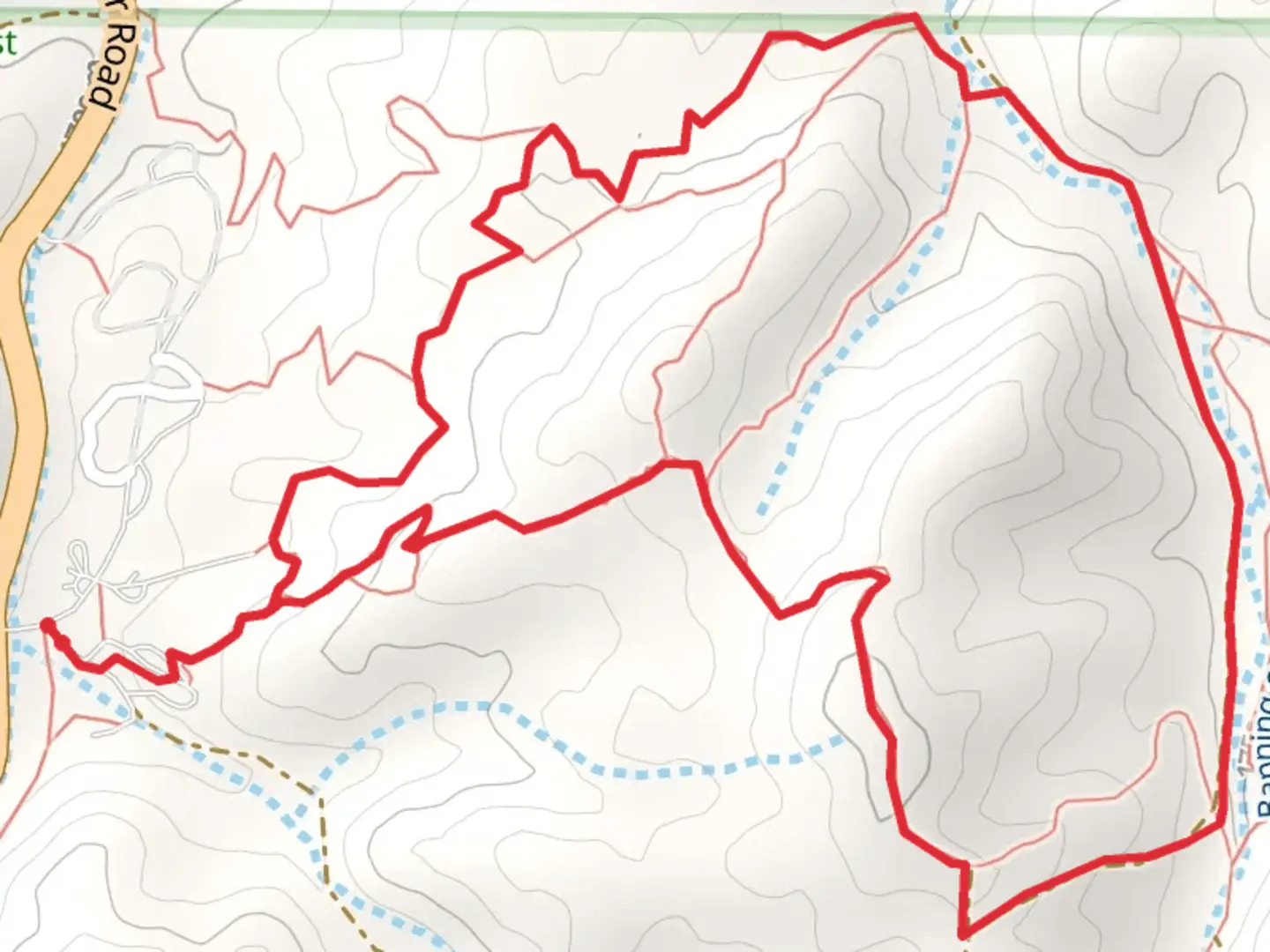 An image depicting the trail Banning Creek and Prescott Circle Loop Trail and its surrounding area.