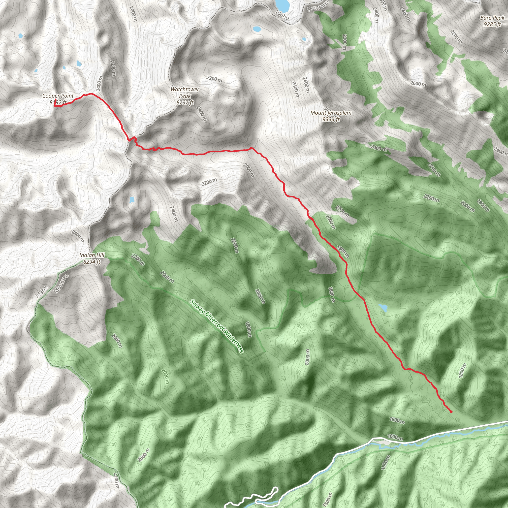 Cooper Point mobile static map