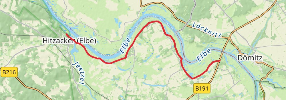 Wendland Rundweg stage 8 Map