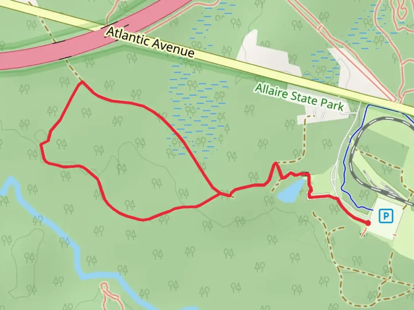 An image depicting the trail Nature Loop Trail and its surrounding area.
