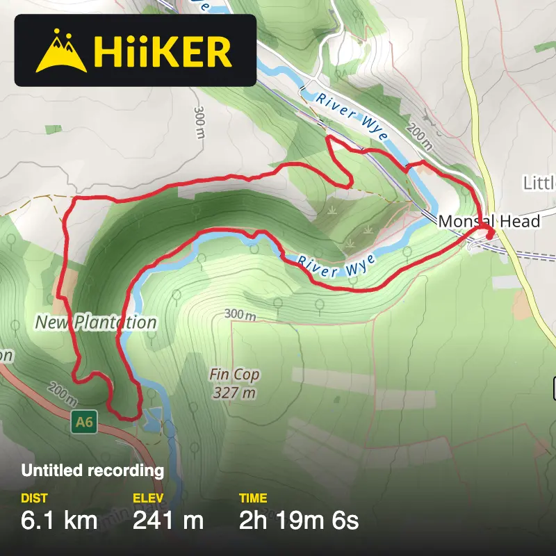 A map preview of the recording Untitled recording.