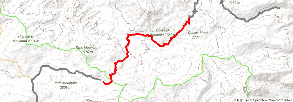 American Discovery Trail South Route stage 267 Map