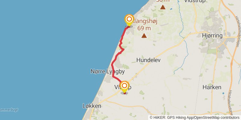Hærvejen stage 2 Map