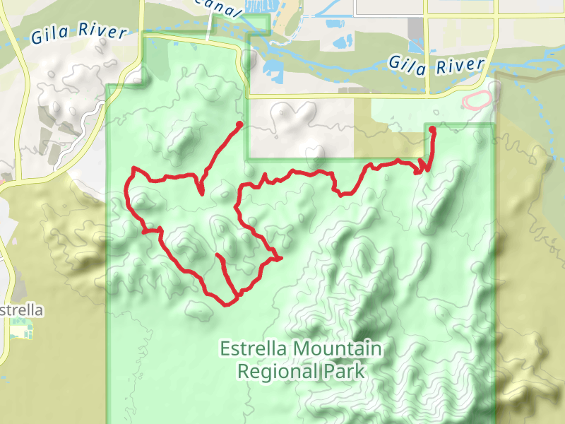 Maricopa Trail and Estrella Mountain Regional Park
