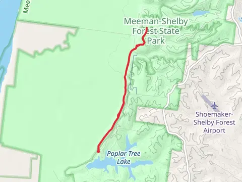 Blue Trail from Poplar Tree Lake