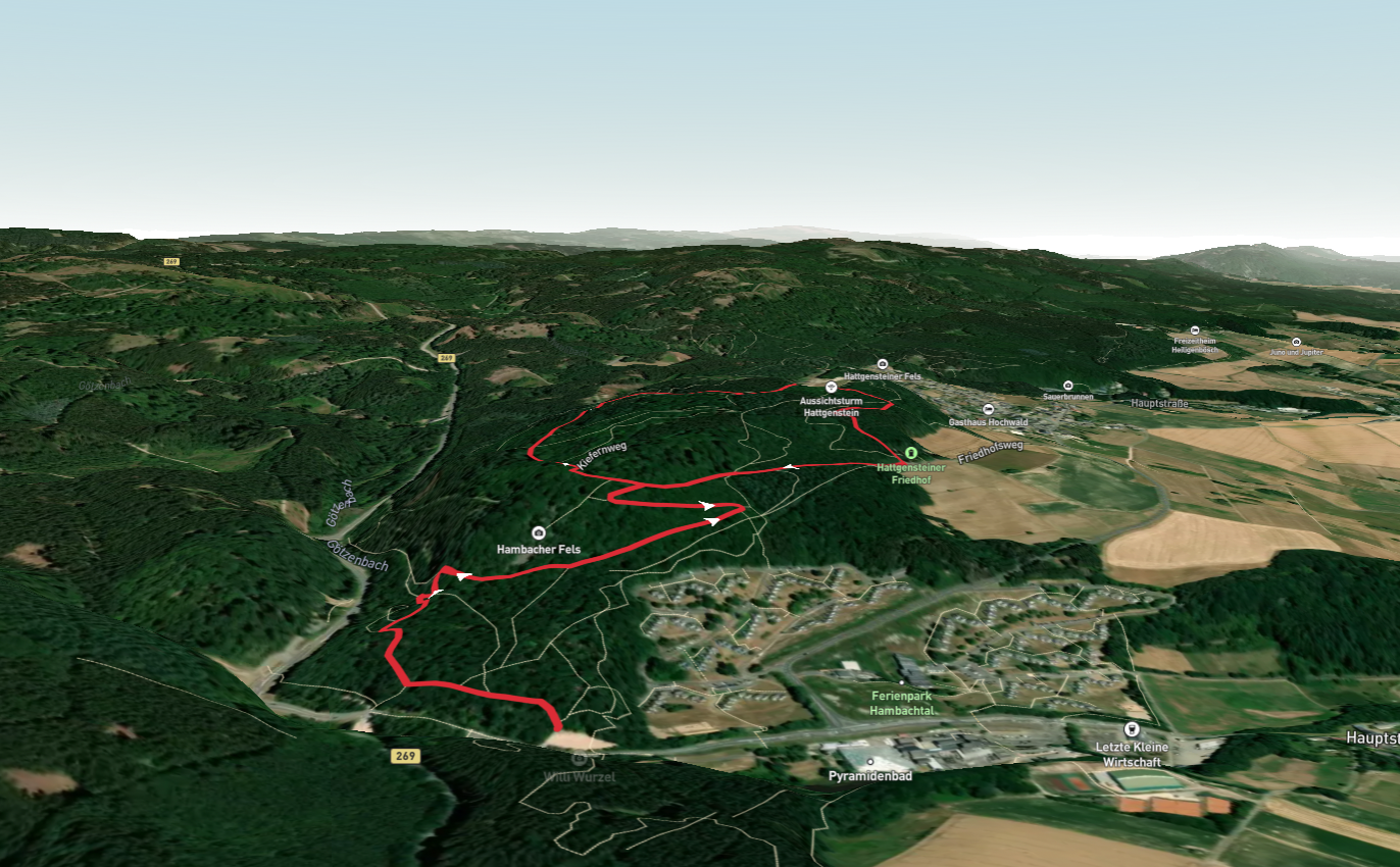 Hattgensteiner Fels and Rothenburg Loop
