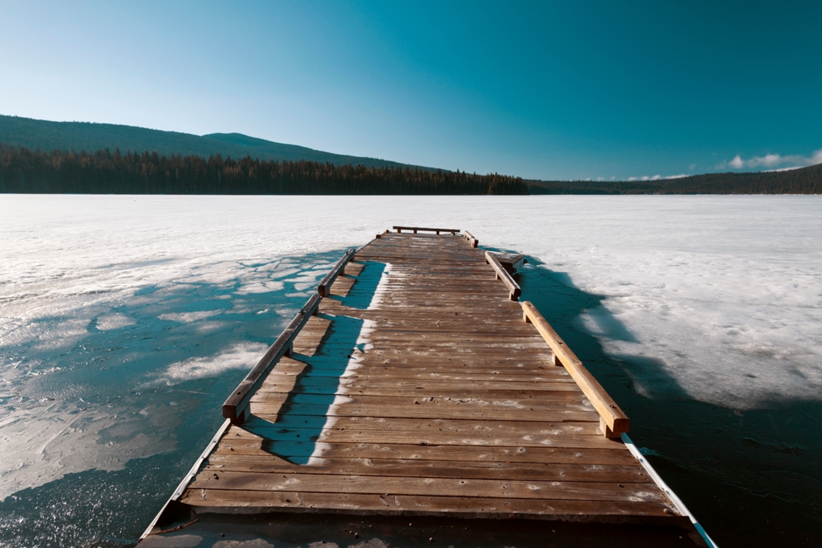 An image depicting the trail Waban Lake and Whiteface Peak via Mountain Lakes Trail and its surrounding area.
