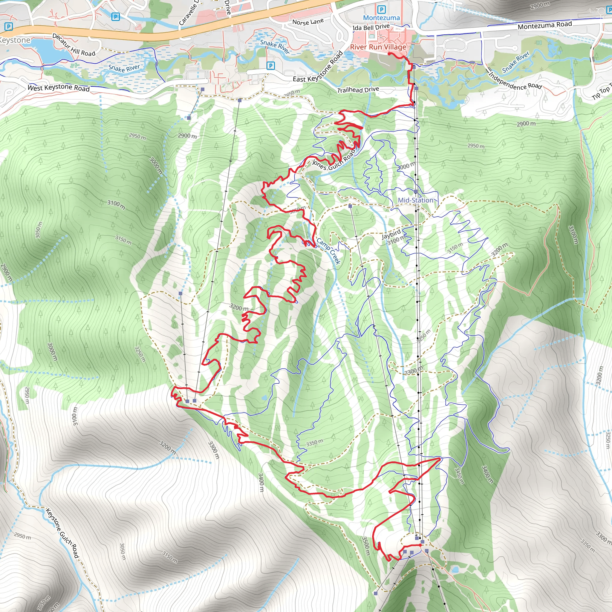 Girl Scout and Let it Ride mobile static map
