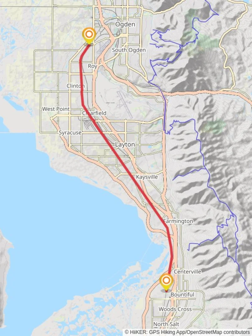 D and RGW Rail Long Trail Davis County Utah