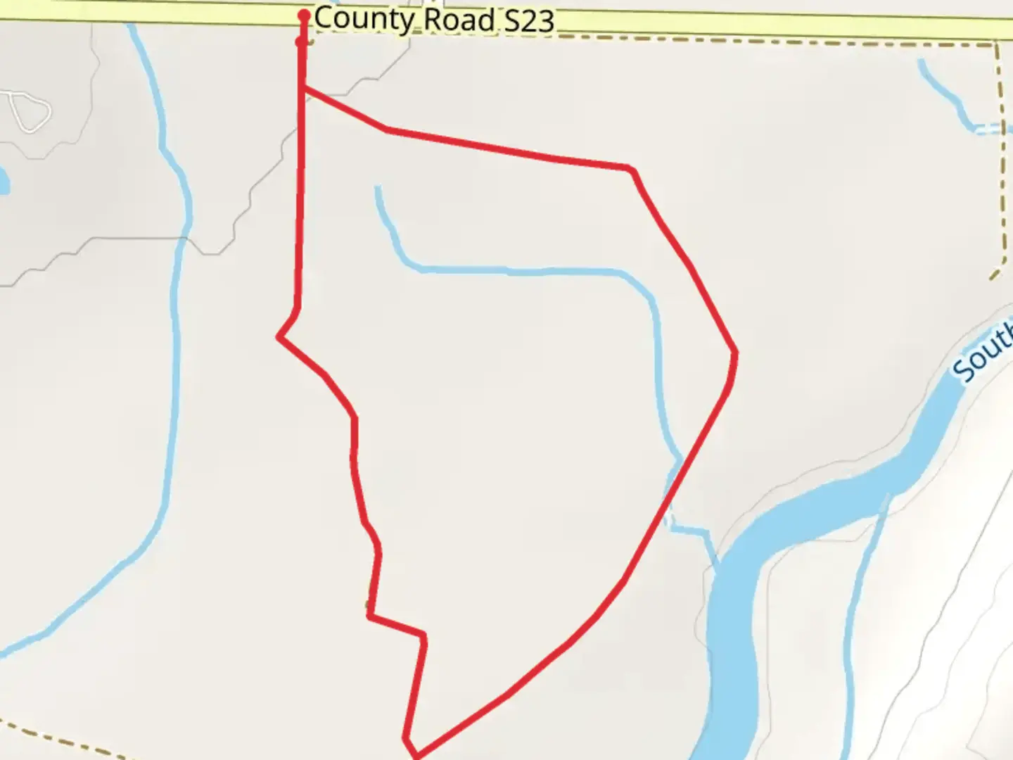 An image depicting the trail Loop beside South River from Kennedy Street and its surrounding area.