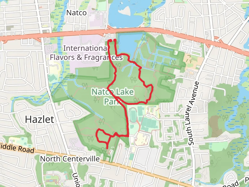 Red, Gr een and Blue Loop Trail