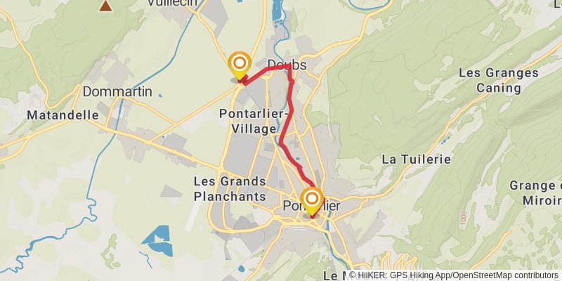 Via Francigena - France stage 49 Map