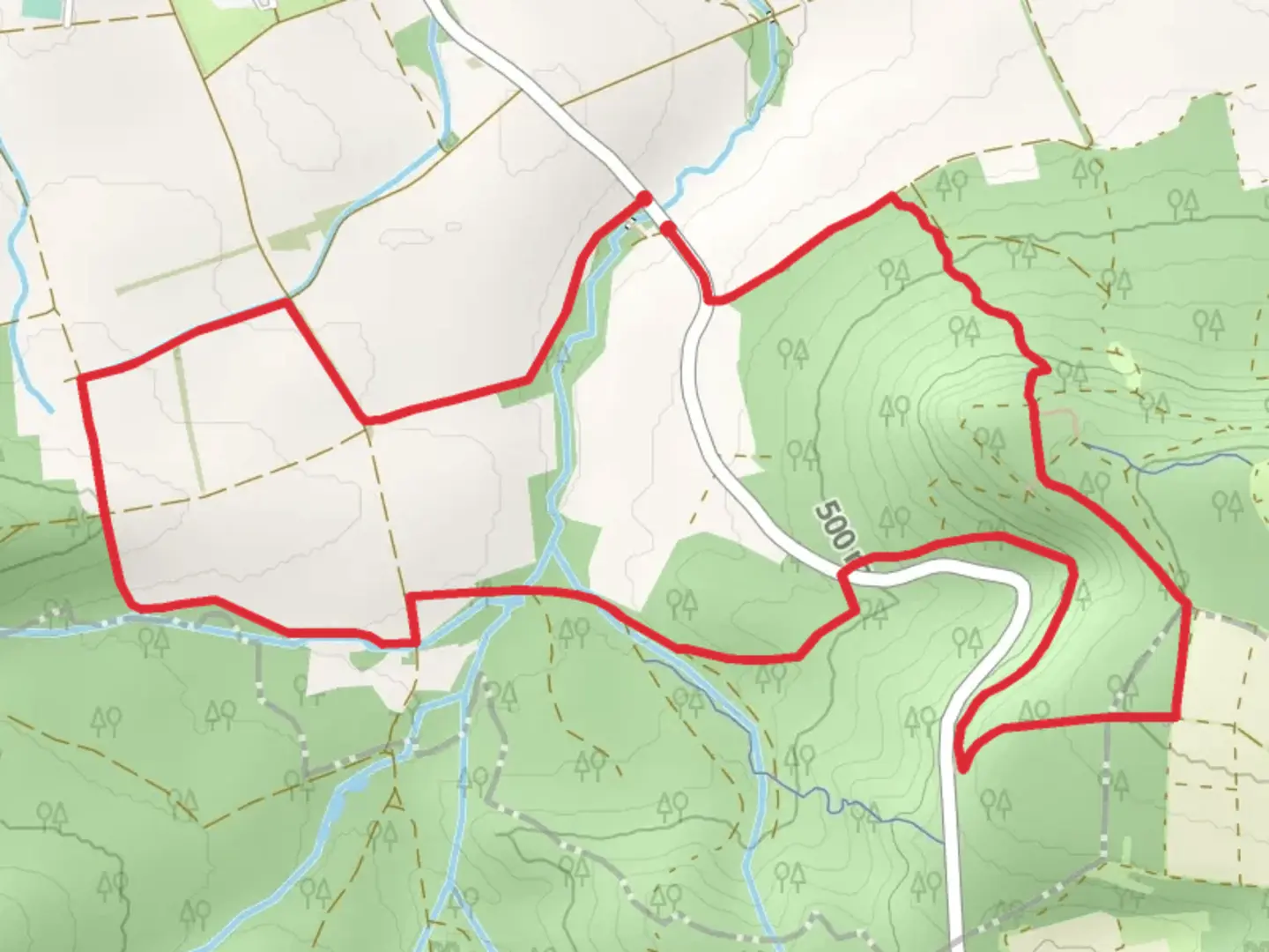 An image depicting the trail Heimatkundlicher and Frankenweg Teil 7 and its surrounding area.