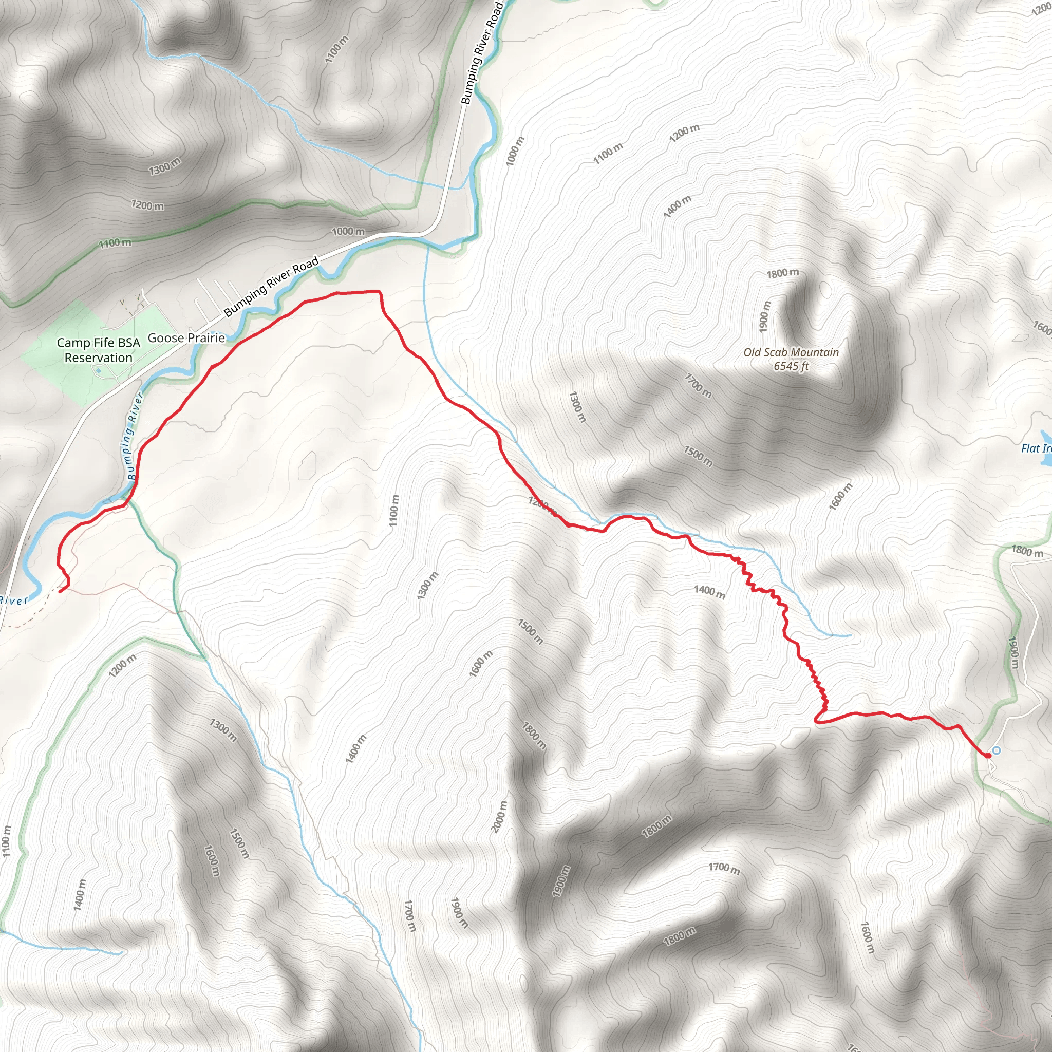 Nile Ridge Trail mobile static map