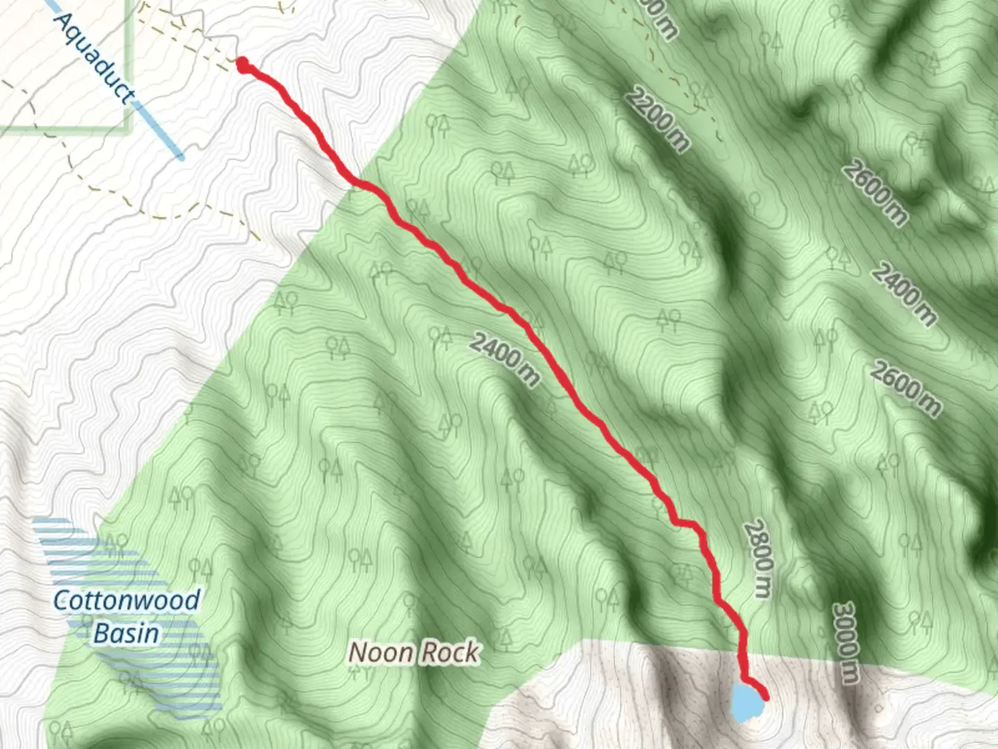 An image depicting the trail Griswold Lake via Hennen Canyon Trail and its surrounding area.