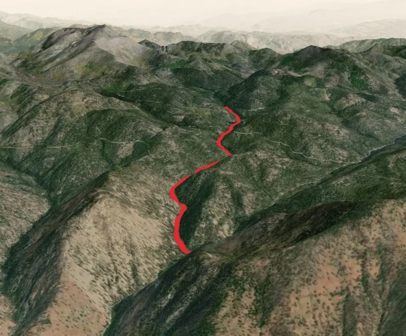 An image depicting the trail Mid Beaver Creek Trail and its surrounding area.