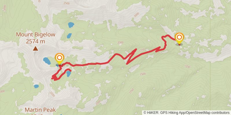 Lower Eagle Lake Trail stage 2 Map