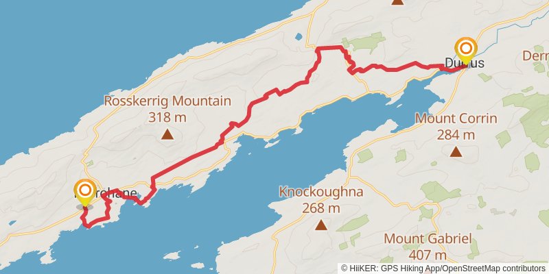Sheep's Head Way stage 3 Map