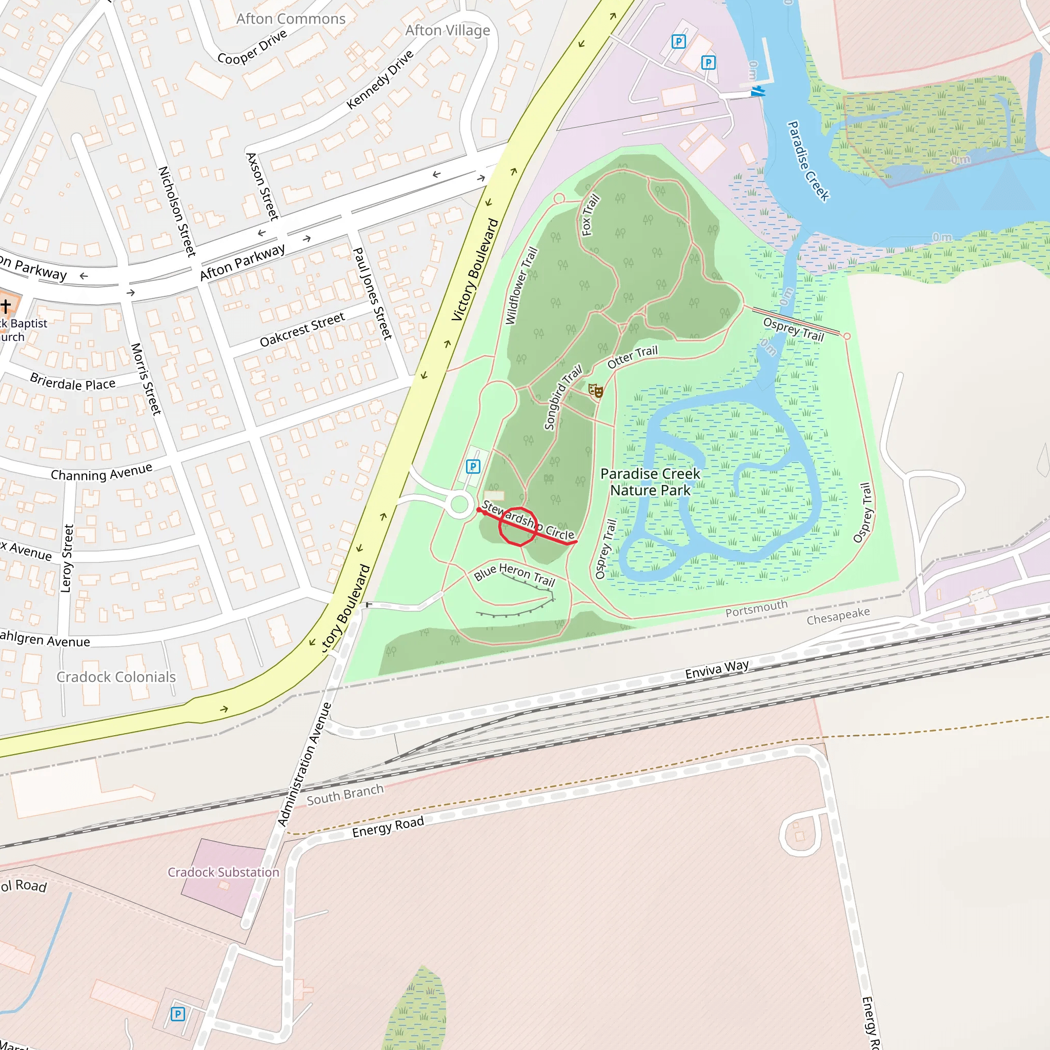 Stewardship Circle mobile static map