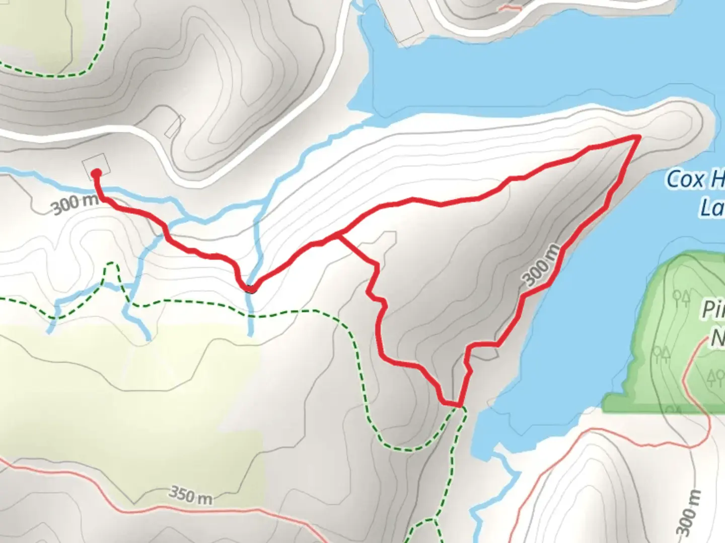 An image depicting the trail Pine Cliff Loop Trail and its surrounding area.
