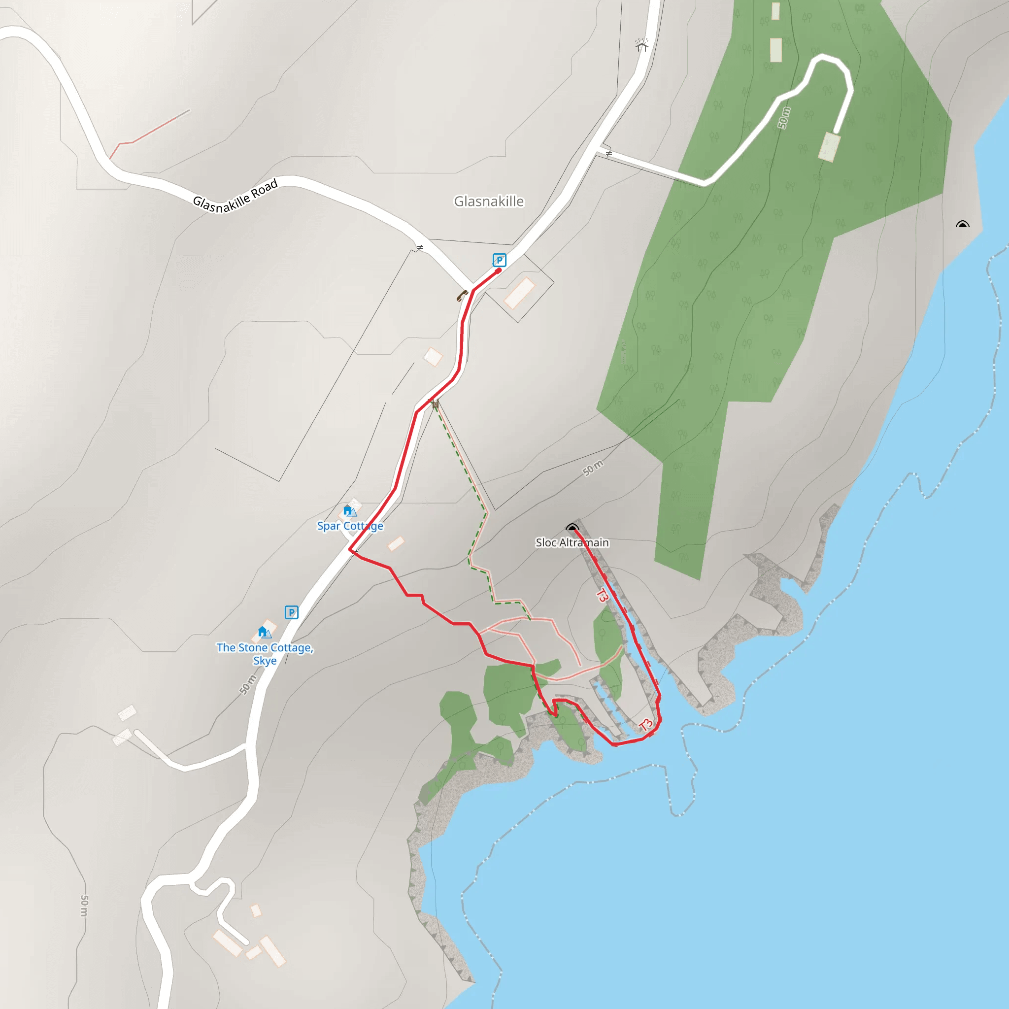 Spar Cave - Glasnakille mobile static map