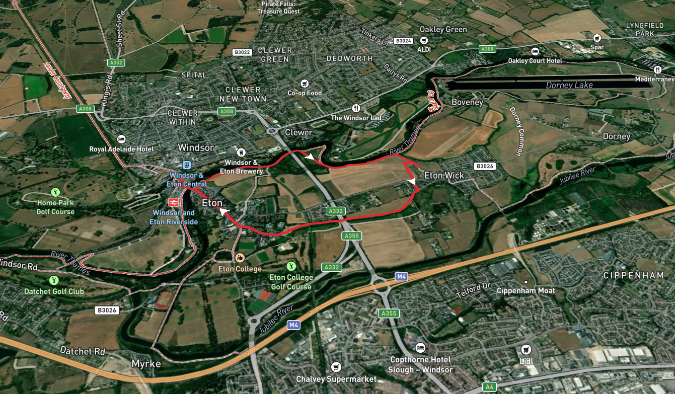 Eton and Cooley's Meadow Loop