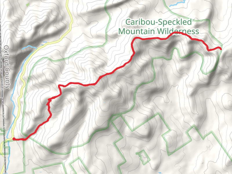 Speckled Mountain to Durgin Mountain to Red Rock Mountain