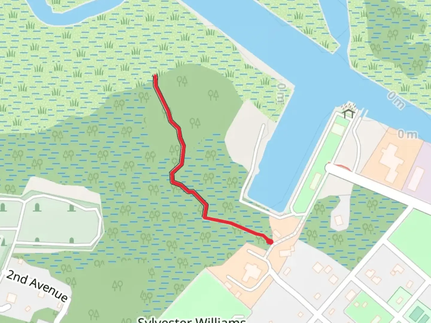 An image depicting the trail Seventh Street Trail and its surrounding area.