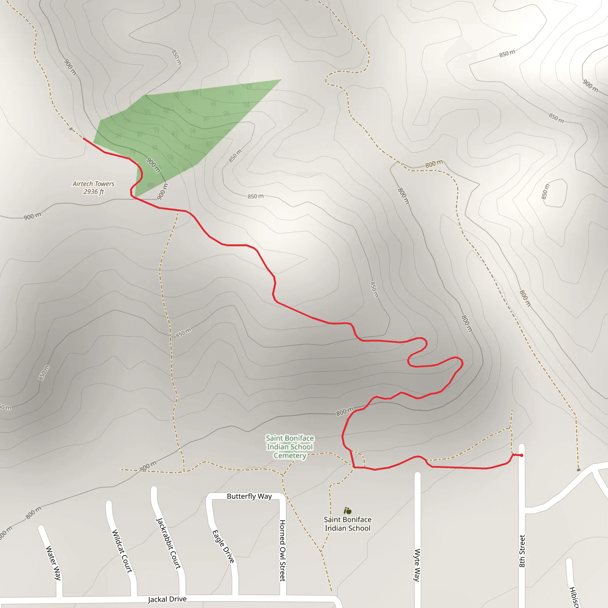 Airtech Towers mobile static map