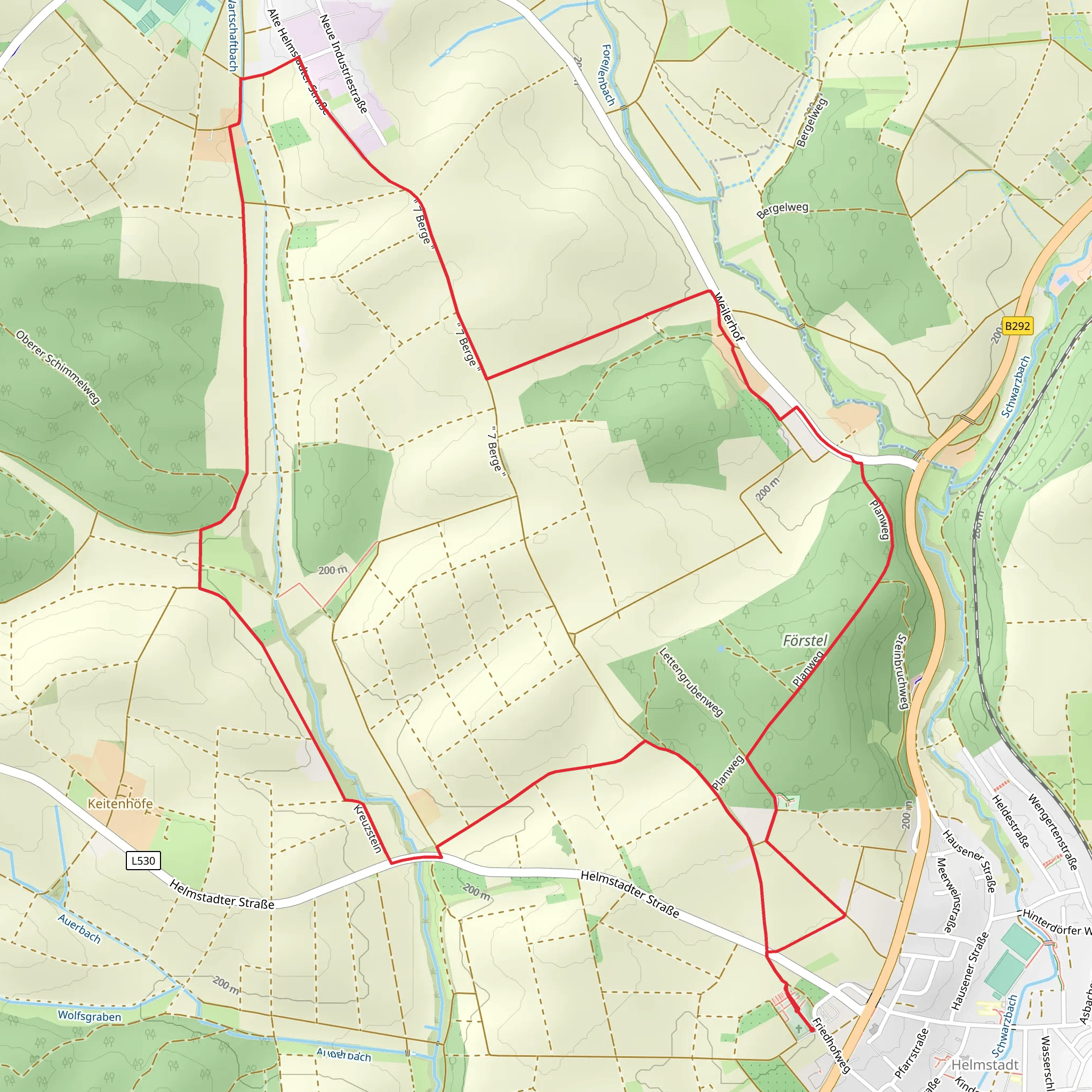 Planweg mobile static map
