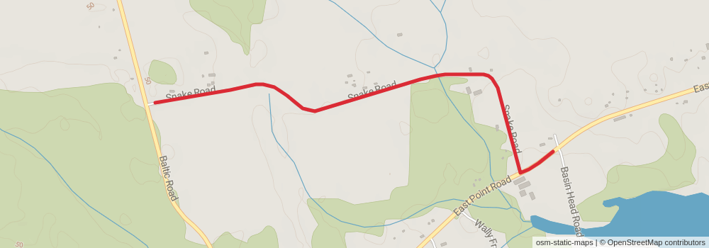 The Island Walk - Prince Edward Island stage 25 Map