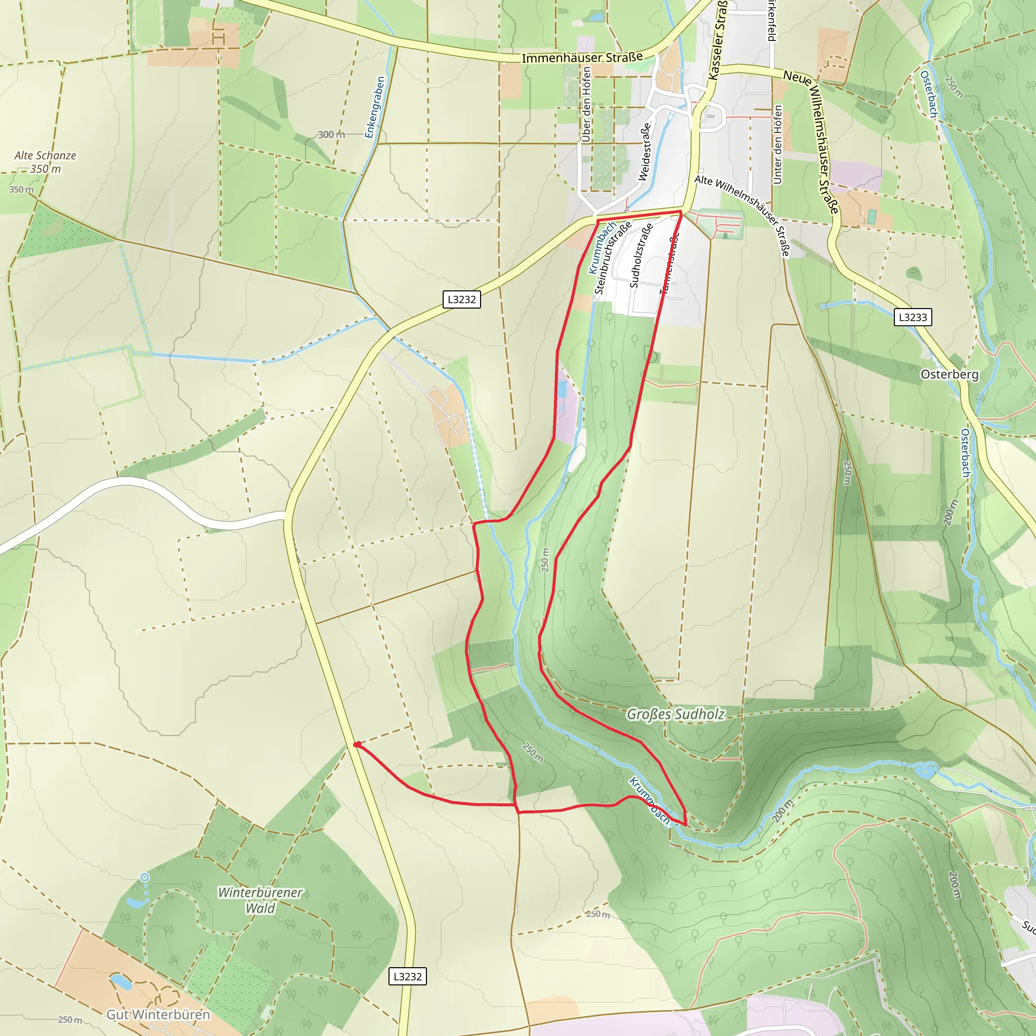 Steigerpfad Loop mobile static map