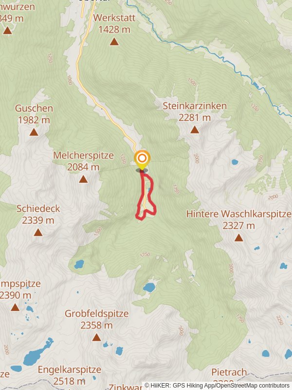 Smelting Furnace Loop Trail mobile static map