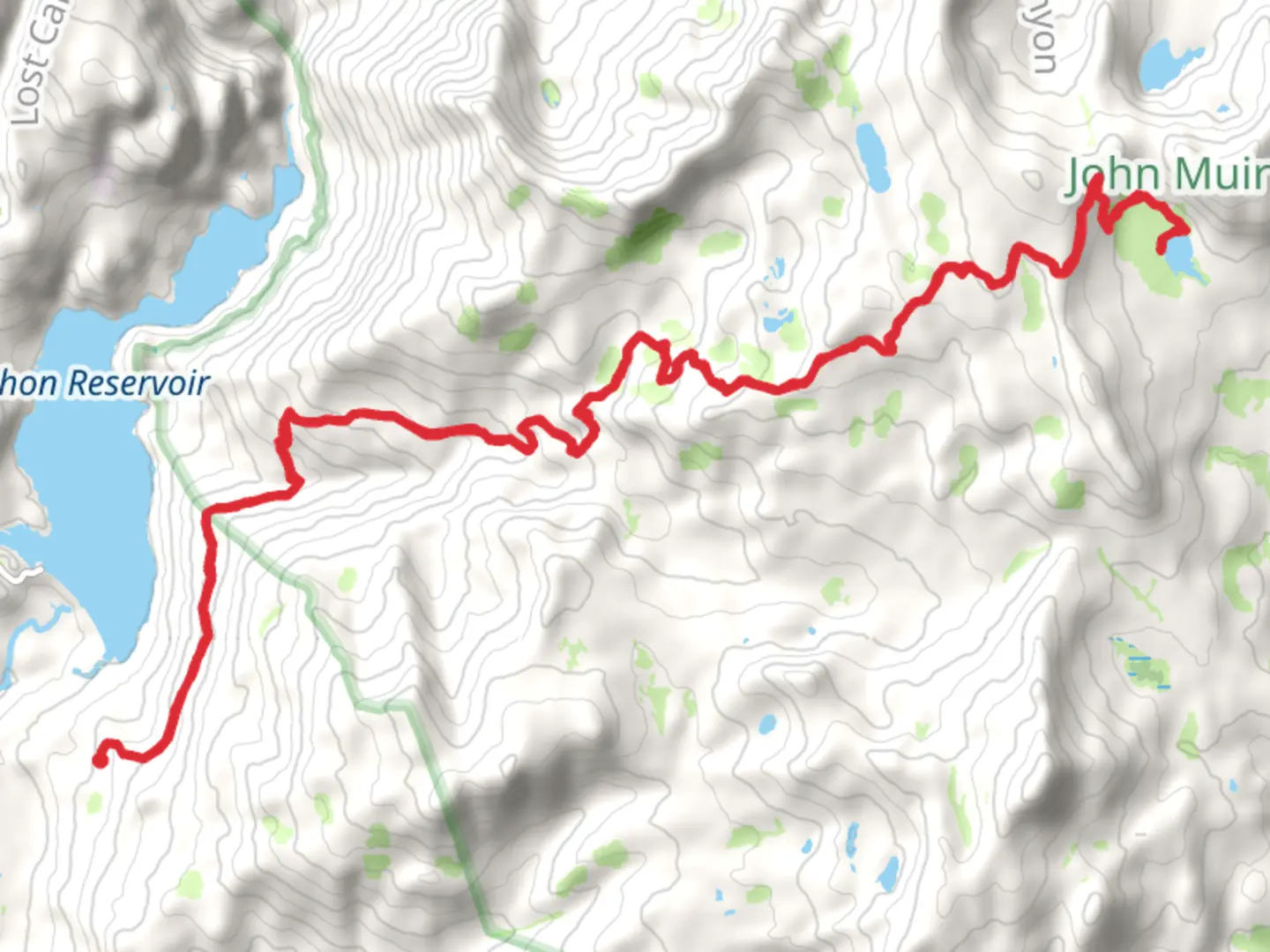 An image depicting the trail Crown Lake via Woodchuck Trail and its surrounding area.