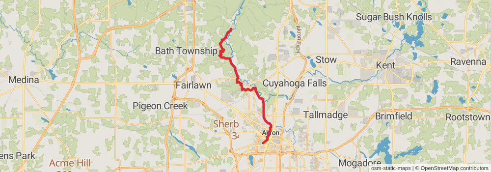 American Perimeter Trail - North Country Primary stage 11 Map