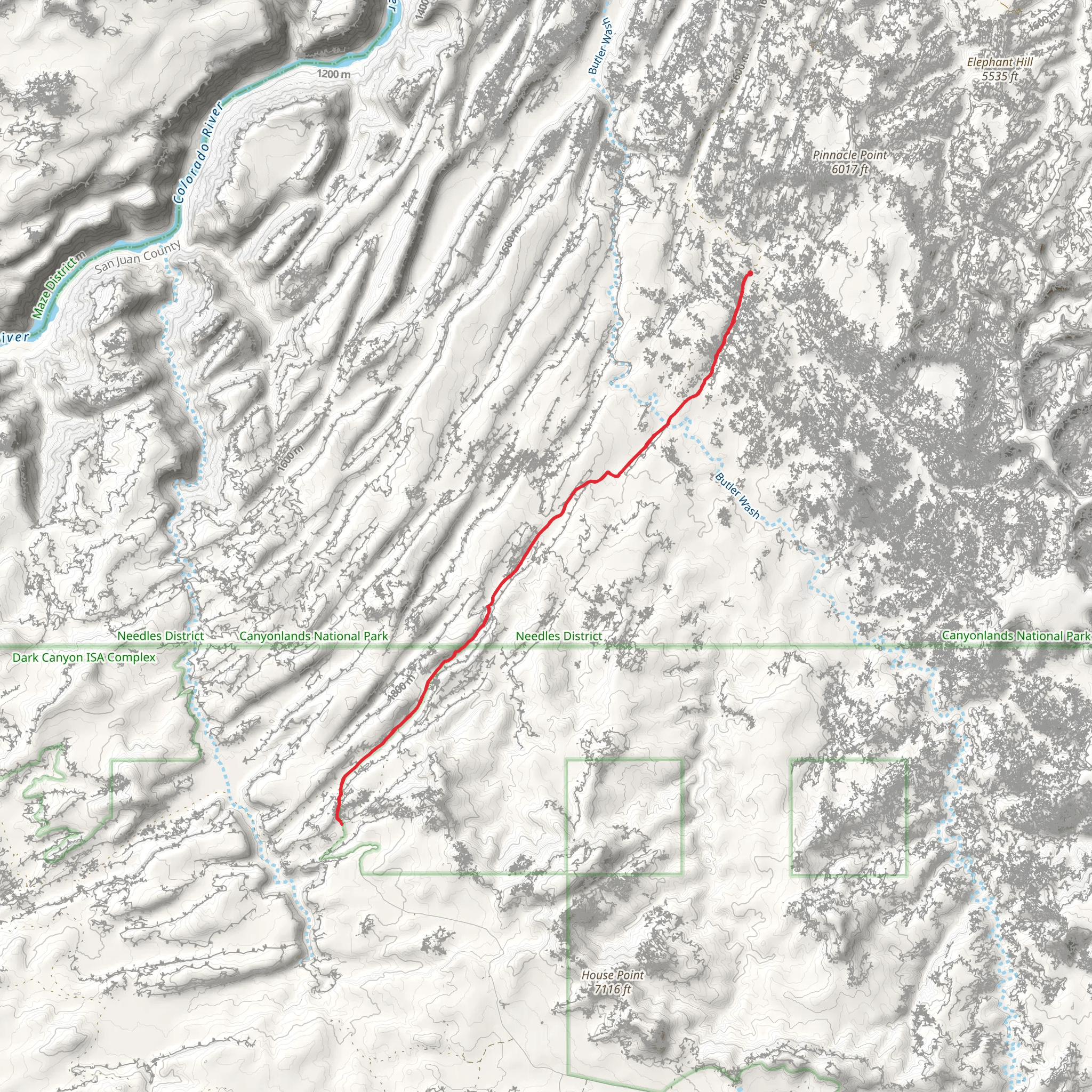 Bobbys Hole Road Trail mobile static map