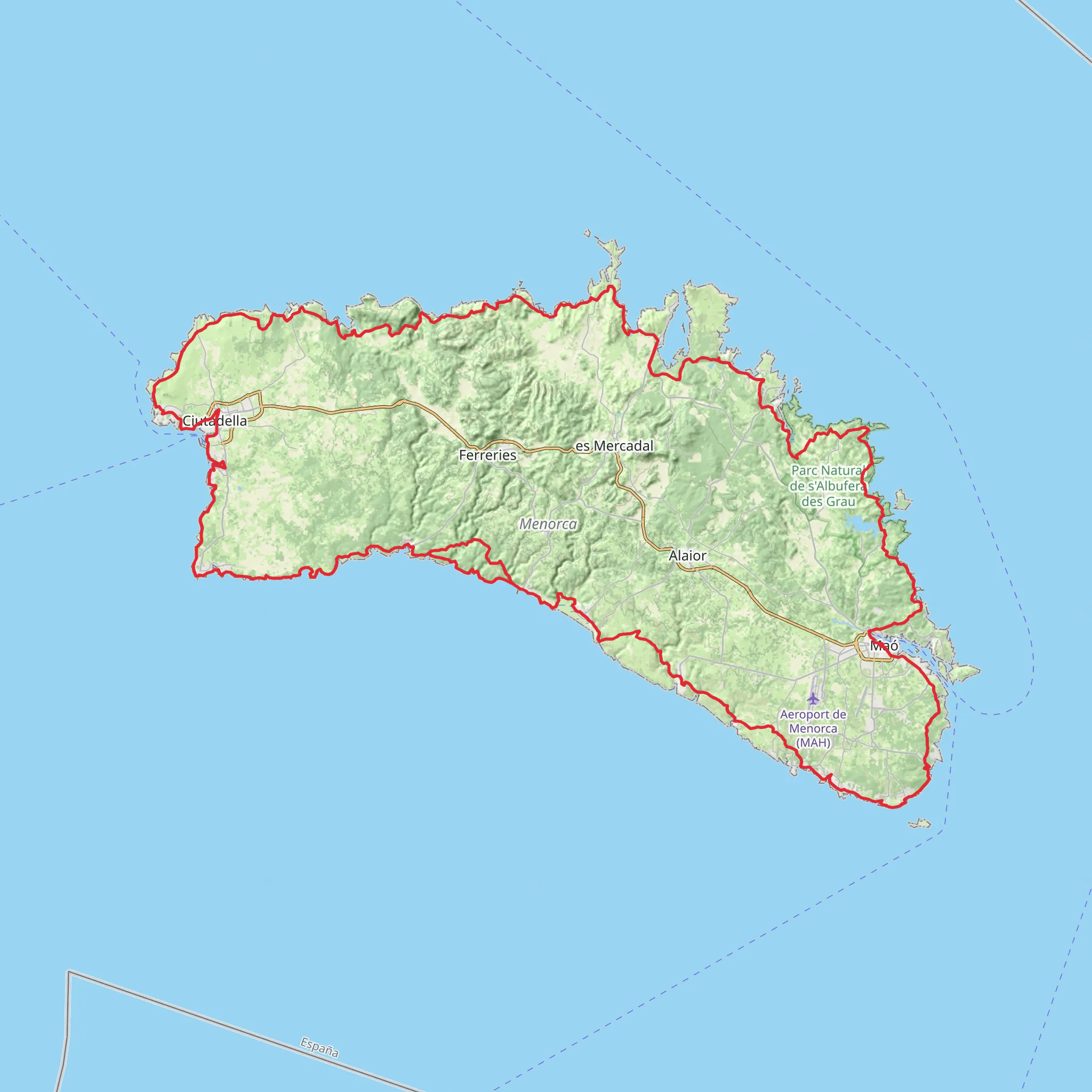 GR 223 - Cami de Cavalls mobile static map