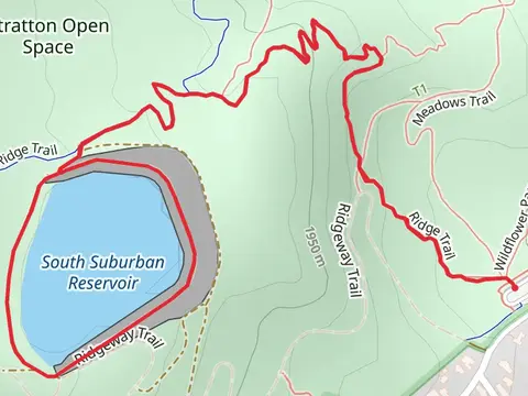 South Suburban Reservoir Loop via Upper Meadows