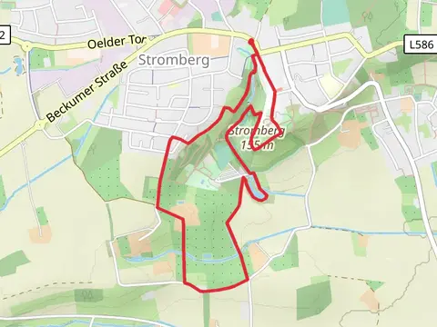 Stromberg Loop via Pflaumenwanderweg