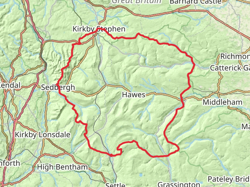 Yorkshire Dales Loop mobile static map