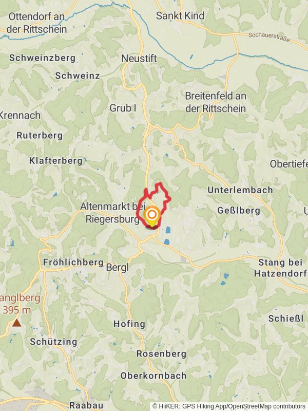 Riegersburg Pleasure Hike mobile static map