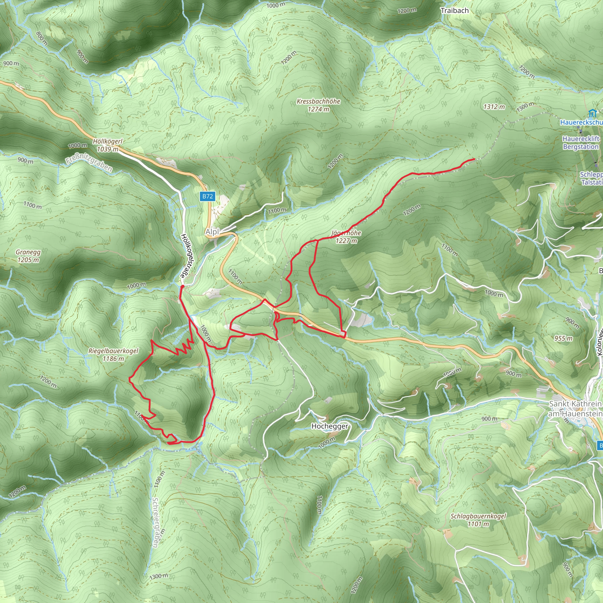 BergZeitReise Tagestourentipp - Roseggers Waldheimat mobile static map