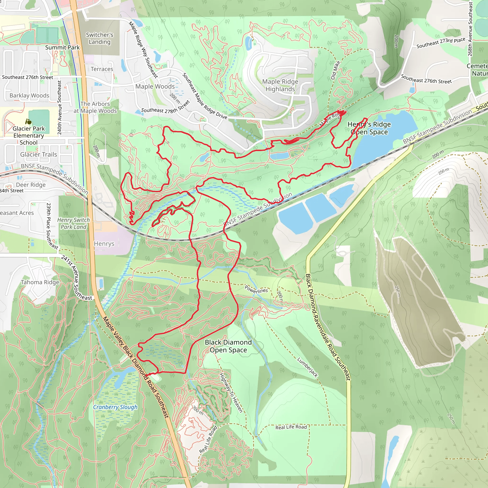 Route 66 Loop mobile static map