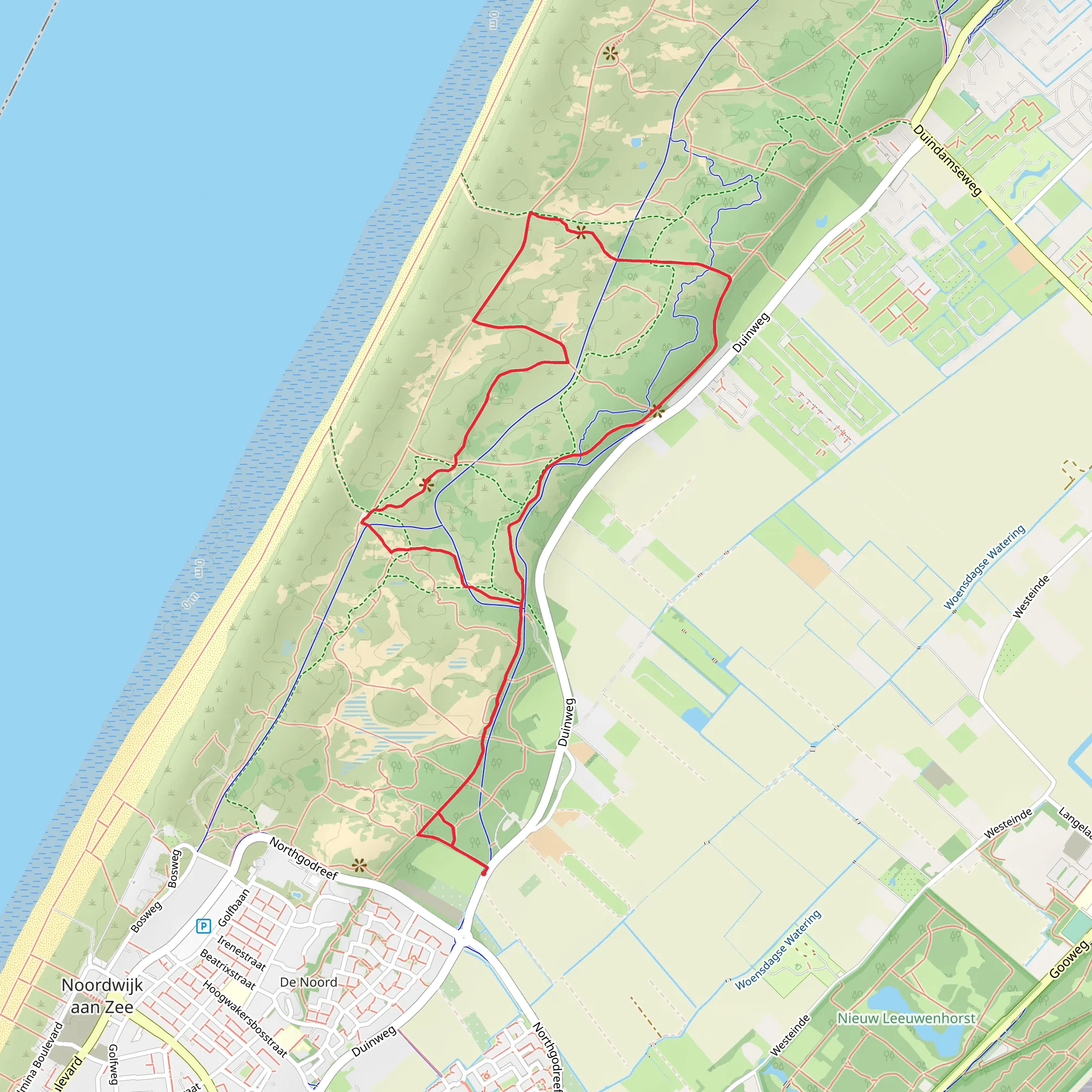 Malote Route Loop mobile static map