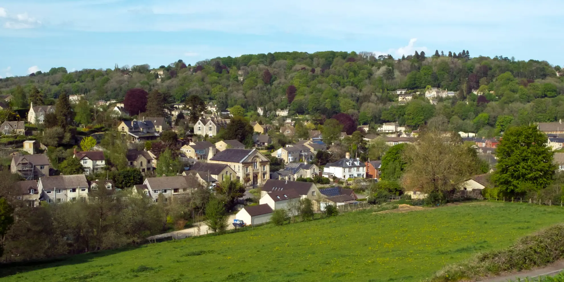 An image depicting the trail Avening and Nailsworth and its surrounding area.