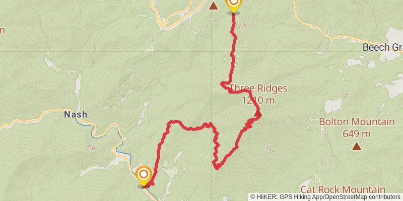 Appalachian Trail - Virginia stage 37 Map