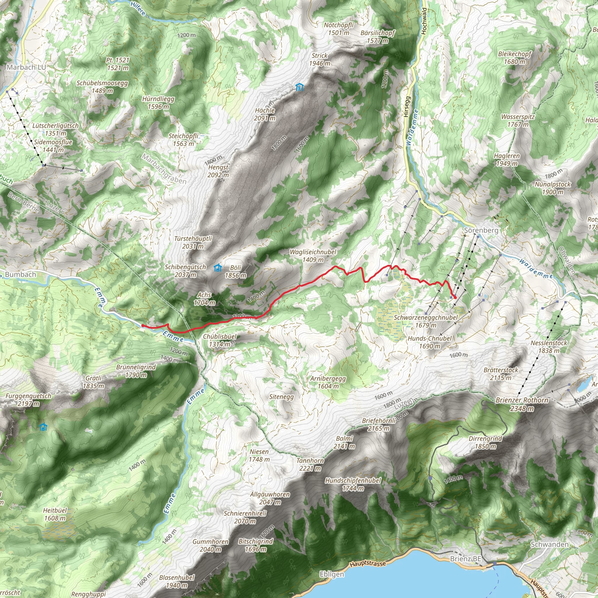 Rossweid - Kemmeribodenbad mobile static map