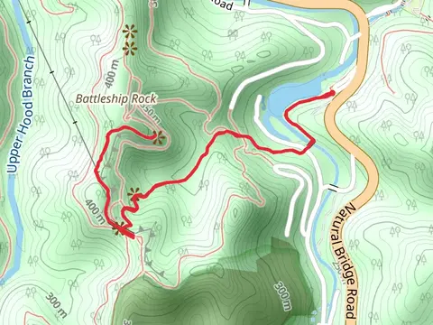 Battleship Rock via Original Natural Bridge Trail
