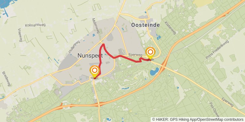 Westerborkpad alt 3 Map