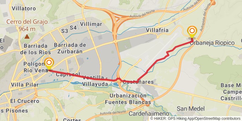 Camino de Santiago Francés alt 9 Map